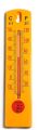 Omsons Room Temperature Thermometer | Small Size Plastic Body | Range -10 to 50°C | Without Certificate (19*4.5cm). 