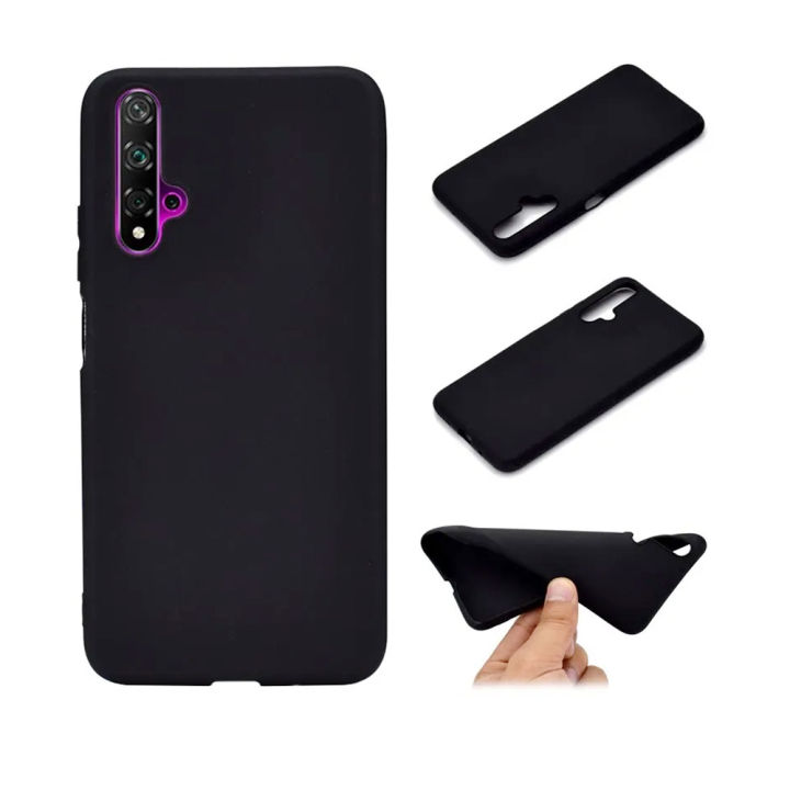 Silicone Case for Huawei NOVA 5T / HONOR 20 / 20S  - Camera Protective Flexible Phone Back Cover