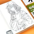 Cartoon Novice Zero Basic Manga Sketching Tutorial Anime Sketch Practice Comics Line Draft Book Drawing Tracing Anime Hand Drawn Book Art Supplies. 