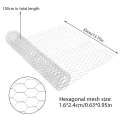 Metal Wire Chicken Rabbit Poultry Fence Netting Crop Protection Net Hexagonal Gaanized Mesh for Garden Courtyard Farm. 
