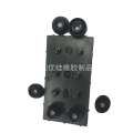 Suitable for Sennheiser IE800 IE80 Earphone Silicone Ear Tips with Base Plate and Steel Mesh. 