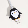1 Pc Penguin Cable Protector For Data Cable, Laptop Cables And Many Other Cables. 