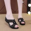 With Rhinestone Breathable Summer Casual Slope With Womens Sandal Thick Soled - Fashion | Women's Footwear |. 