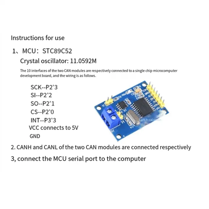 MCP2515%20CAN%20Bus%20Module%20TJA1050%20Receiver%20SPI%20for%2051%20DIY%20Kit%20Microcontroller%20Program%20Routine%20-%20Image%204