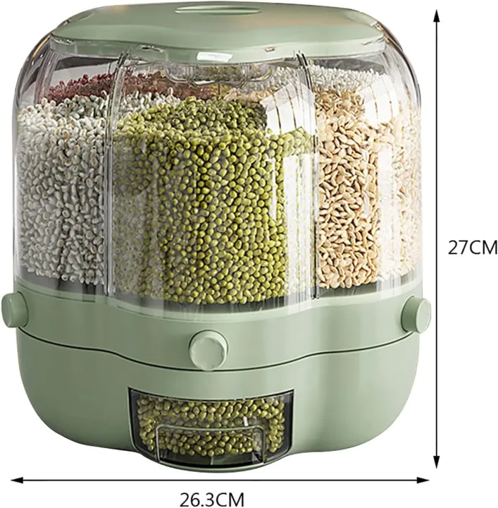 Automatic%20Plastic%20360%20Degree%20Rotation%20Cereal%20Dry%20Food%20Rice%20Grain%20Storage%20Dispenser%20Box%2010%20Kg%20-%20Image%203