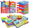 Baby Soft Cloth Book (6 Pcs Educational Learning Books) - Books | 100% Non Toxic Baby Safe Early Learning Book For Kids. 