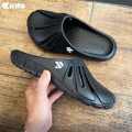 Kito Crocs Black Slippers For Men-AH130M - Black Slippers. 