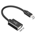 Micro Usb Type C Otg Data Cable For Otg Enabled Type C Devices. 
