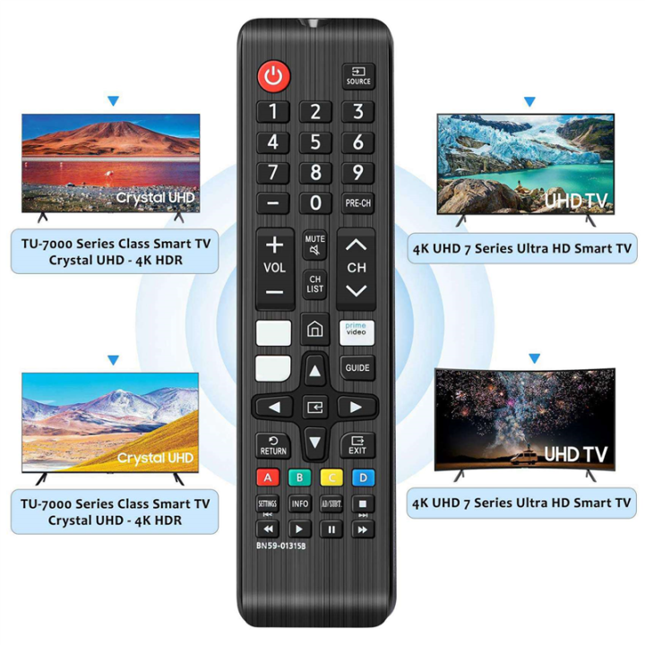3X%20BN59-01315B%20Remote%20Control%20Replacement%20Smart%20TV%20UE43RU7105%20UE50RU7179%20with%20Prime%20Video%20-%20Image%203