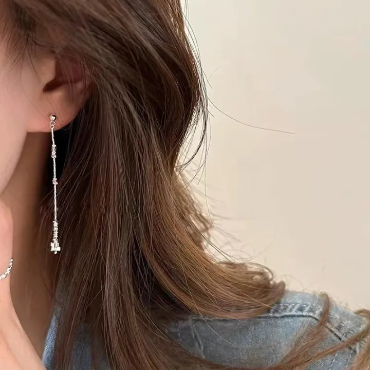 Pebbles%20Nepal%20Silver%20Long%20Chain%20Drop%20Earrings%20for%20Women%20%E2%80%93%20Minimalist%20Korean%20Fashion%20Jewelry%20-%20Image%202