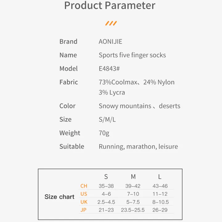 AONIJIE%20E4843%20One%20Pair%20Long%20Tube%20Outdoor%20Five%20Toe%20Socks%20Shock%20Absorption%20Toe%20Socks%20Stocking%20for%20Trail%20Running%20Warking%20Ride%20-%20Image%208