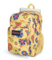 JanSport Big Student Backpack Power to the Flower Yellow for Unisex. 