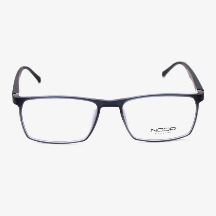 Noor TR Plastic Frame Grey/Black Color Only Frame Glasses