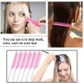 Sutuiying 1PC Professional Pointed Tail Hair Comb Anti-static Hair Dye Brush Profesional Barber Steel Needle Comb Salon Hairdresser Barber Accessories. 