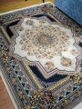 Turkish Luxury Super Soft Premium Velvet Thick Extra Large Sized Carpet With Elegant Finish (5.25 x 6.75 feet). 