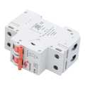 16A HPL C Curve Miniature Circuit Breakers (MCB) Double Pole Rating Amps, White. 