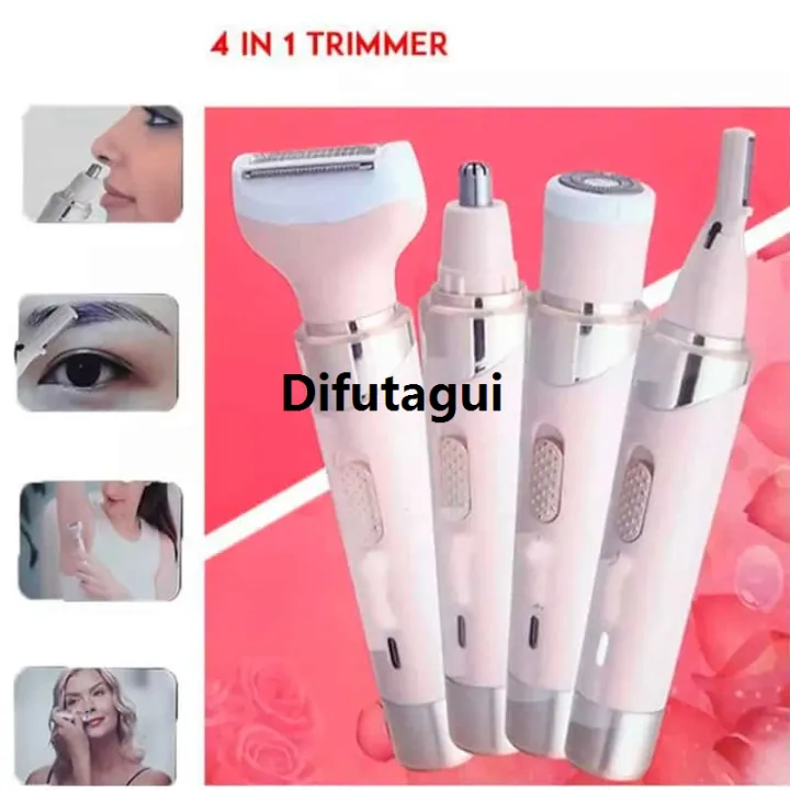 Difutagui%20New%20Geemy%20GM-3074%204IN1%20Rechargeable%20Nose%20and%20Hair%20Trimmer%20Profesional%20Full%20Body%20Girls%20Ladies%20Groomer%20Shaving%20KIT%20-%20Image%203