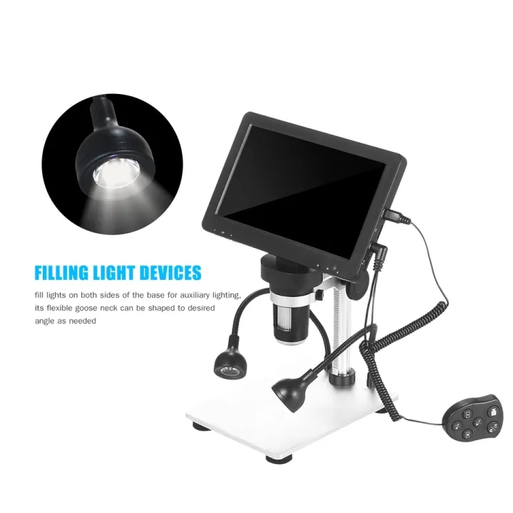 LCD%207%20inch%20Digital%20Microscope%20HD%20USB%20Microscope%20with%20Wired%20Remote%201200X%20Magnification%20Handheld%20Microscope%20with%20Video%20Recorder%20-%20Image%203