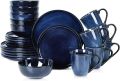 32 PCS Dinner Set of Exclusive, Microwave Safe Plastic Printed Round Dinner Set. 