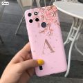 Facai Fashion For Realme C21Y Case RealmeC21 Y Cute 26 Letters Cover Silicone 2025 New Soft TPU Phone Case For Realme C21 C 21 Y C25Y Back Cover Bumper. 