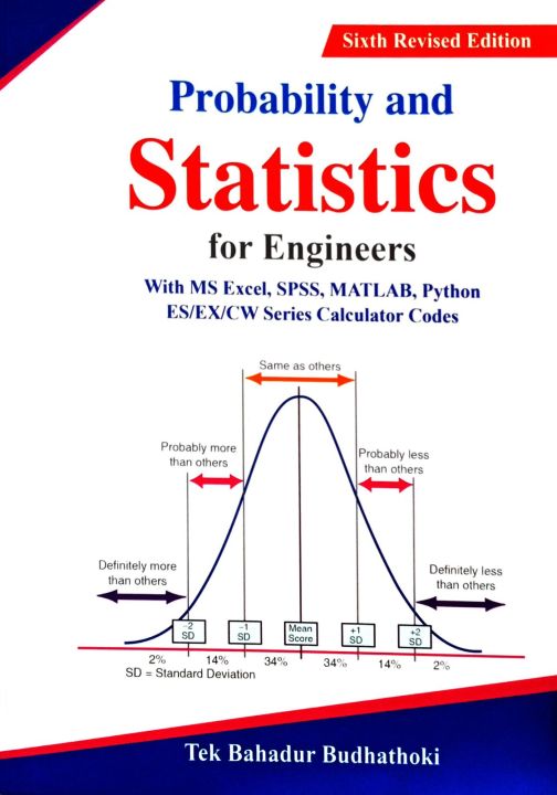 Probability And Statistics For Engineers With Spss,Ms Excel,Matlab,Ex/Es Series Calculator Codes