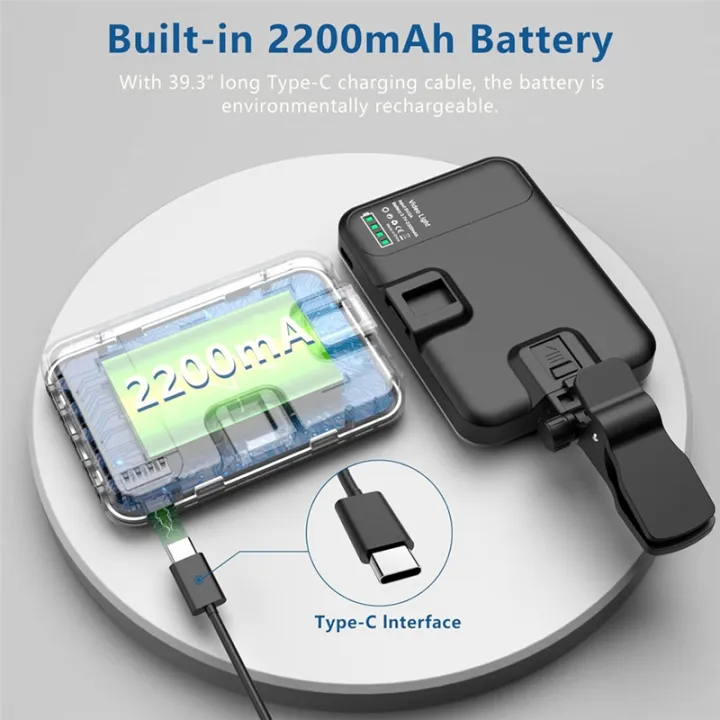 7%20Mode%2060%20LED%20Selfie%20Fill%20Light,%202200mAh%20Rechargeable%20Cell%20for%20Phone%20Light,%20Portable%20Clip-on%20Design%20for%20Phone/Tablet/Laptop%20-%20Image%207