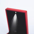 Ring Box 6.5 * 6 * 5cm Led Light Jewelry Box Exquisite Rubber Paint+Plush Pendant Box 7 * 9 *3.2cm Spray Painted Ring Box Red/Blue/Black R High End Jewelry Box for Home Decor. 