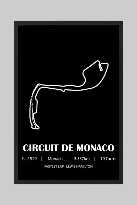 Circuit%20de%20Monaco%20Wall%20Frame%20%7C%20Formula%201%7C%20Wall%20Frame%20-%20Image%202