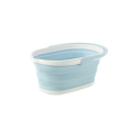 1 Piece Blue Outdoor Cleaning Plastic Bucket Clothing Storage Bucket Debris Sorting Accessories. 