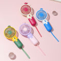 2024 New Hat Mini Handheld Small Fan USB Charging Summer Cute Portable Portable Small Electric Fan. 