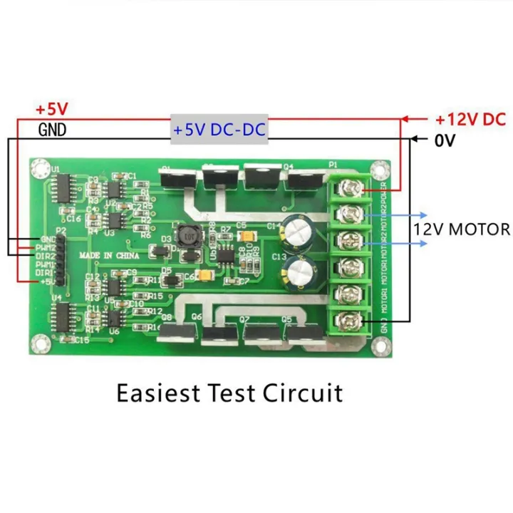 1%20Pcs%20H-Bridge%20DC%20Dual%20Motor%20Driver%20PWM%20Module%20&%201%20Pcs%20DC-DC%20Step-Down%20Constant%20Current%20Regulator%20Module%20-%20Image%203