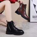 Winter Lace Up ZIP Boot Shoes For Women 7364-2. 
