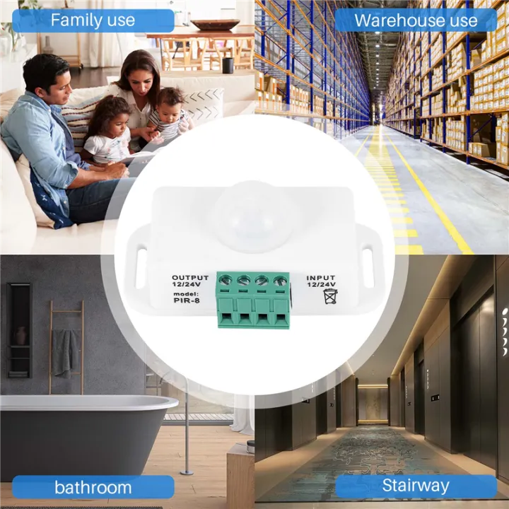 DC%2012V%2024V%20PIR%20Motion%20Sensor%20Function%20Controller%20LED%20Switch%20Body%20Infrared%20Switch%20Motion%20Timer%20White%20for%20LED%20Strips%20-%20Image%206