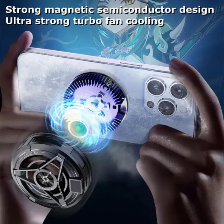Zesto%20New%20Magnetic/%20Back-clip%20Mobile%20Phone%20Semiconductor%20Radiator%20PUBG%20Game%20Cooler%20With%20Digital%20Display%20SL17%20For%20IPhone%20Android%20-%20Image%204