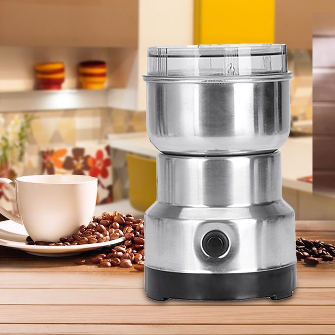Multifunctional Home Coffee Grinder Machine - NIMA Electric Grinder for Kitchen Cereals, Nuts, Beans, Spices, and Grains