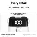 Portable Mini 5 Gears Wind Speed Rechargeable 90° Fold Cooling Handheld Electric Fan Student Dormitory Outdoor Small Fans. 