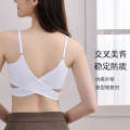 Cross Binder Bra Big Makes You Look Smaller Flat Artifact Shockproof Running Sports Camisole Wrap Chest Female Thin Shaping. 