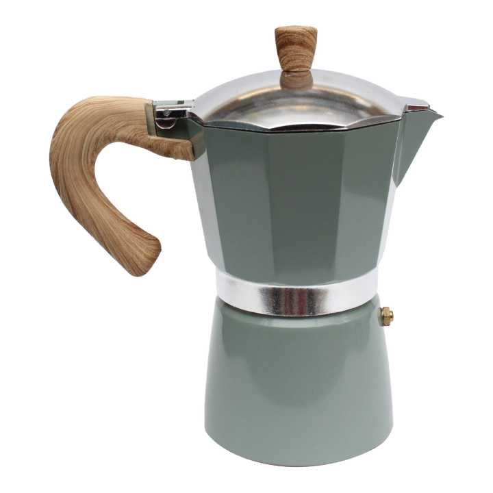 Aluminum Moka Pot 6 Cup Capacity