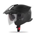 Steelbird SBH-23 GT Plus Half Face ISI Certified Helmet with Inner Sun Shield. 