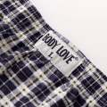 2 Pcs - Multi-Color Cotton Check Print Boxer - Underwear For Men. 