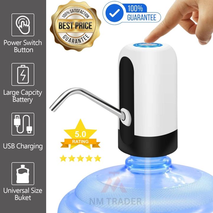 Automatic Water Dispenser -800 & 1200MAH | Handy water dispenser |  Automatic & Rechargeable Water Dispenser Pump | Jar Dispenser | Easy for home ,shop & office use (Select option)