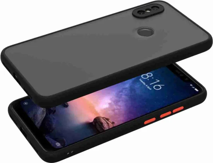 Redmi%20Note%206%20Pro%20Back%20Cover%20With%20Camera%20Protection%20Smoke%20Transparent%20Shock%20Proof%20Phone%20Back%20Cover%20Case%20-%20Image%203