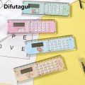 Difutagui 2025 New Ruler Calculator 8 Digits Professional Clear Screen Electronic Calculator Lightweight Electronic Calculator Office Supplies. 