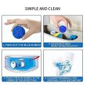 Automatic Toilet Bowl Cleaner Tablets Stain Remover Bathroom Flush Tank Blue Tab Tablet(Pack of 10 Pcs, Color: Blue). 
