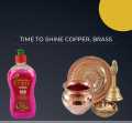 Purvachem Pitambari Copper & Brass Metal Shining Gel 500ML - Pack Of 6. 