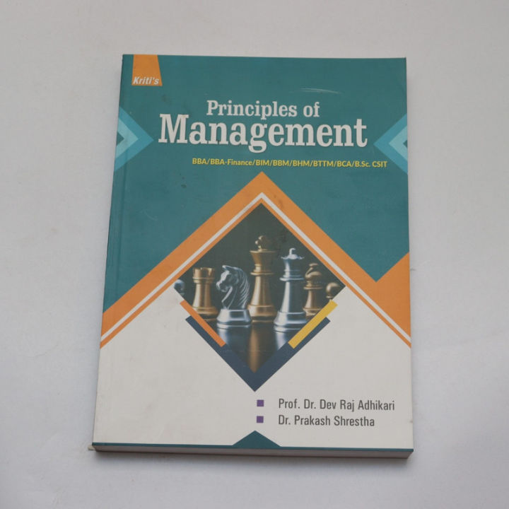 Kriti's BBA/BBM Principles Of Management Course Book