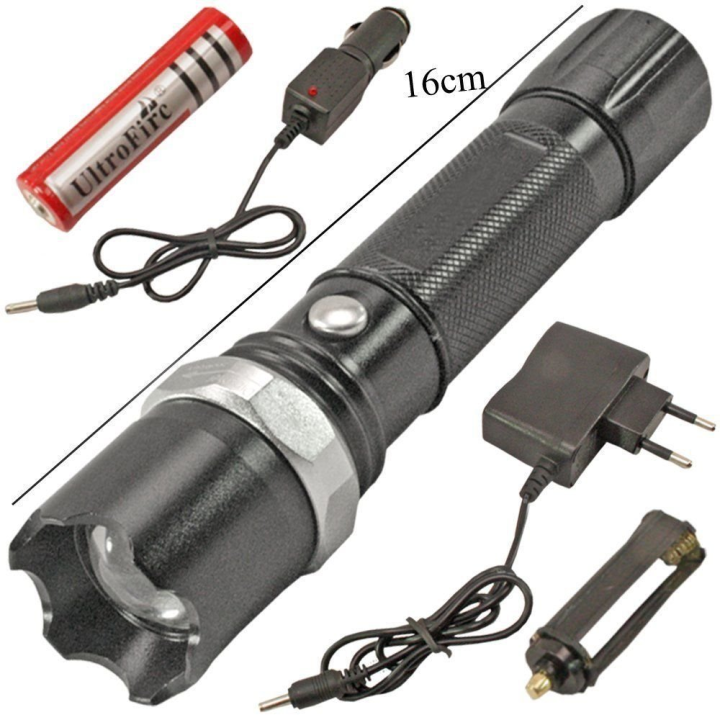SWAT Multifunction Flashlight With Luxeon LED 3 Watt Bulb