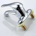 Bathroom Accesories Stainless Steel Bathroom Faucet Double-Hole Zinc Alloy Hot And Cold Water Faucet Multifunctional Durable Sink Mixing Valve Switch Basin. 
