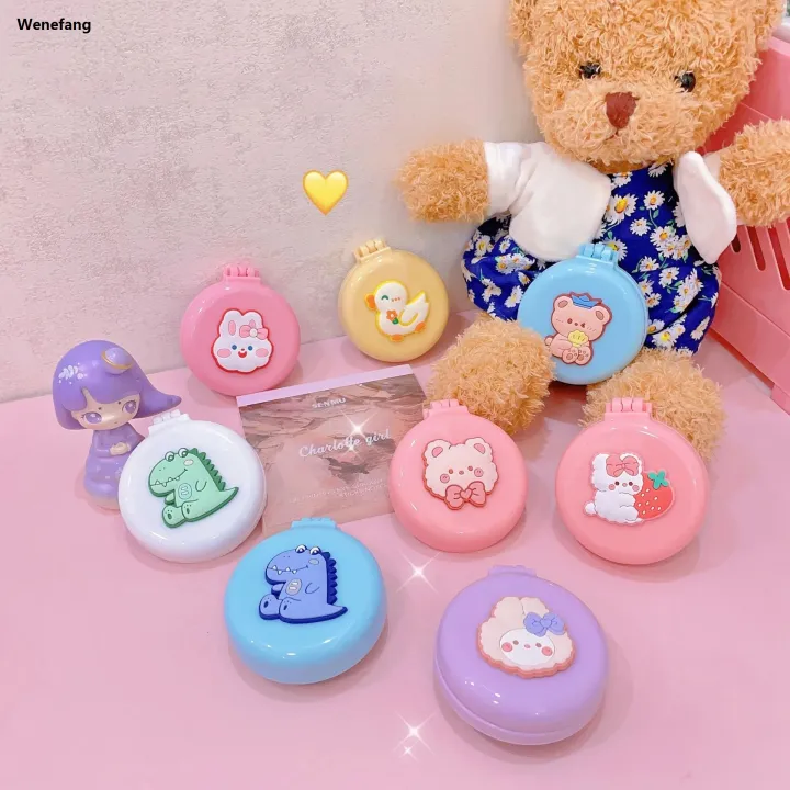 Wenefang%201PC%20Cute%20Cartoon%20Makeup%20Comb%20Mirror%20Folding%20Massage%20Hair%20Brush%20Round%20Mini%20Airbag%20Comb%20with%20Mirror%20Travel%20Comb%20Handheld%20Mirror%20-%20Image%205