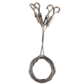 Adjustable Picture Hanging Wire Heavy Duty Supports - 2 Pack Hanging Hardware, 2M X1.5Mm Stainless Steel Wire Rope. 